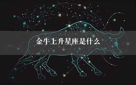 上升星座 金牛|【上升星座金牛】愛情、配對、性格、特質解析｜天天星